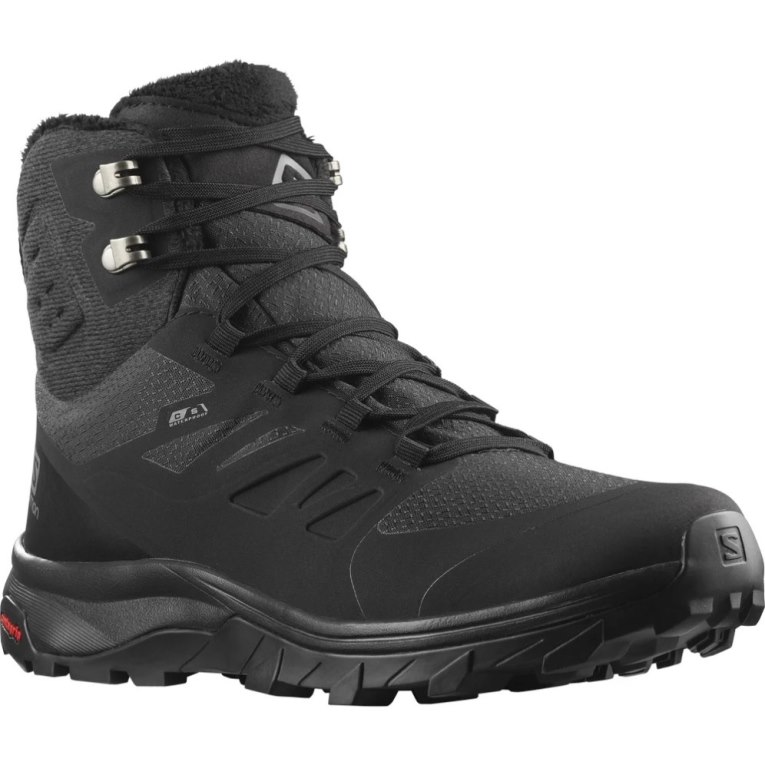 Botas de Inverno Salomon Outblast Thinsulate Climasalomon Impermeáveis Feminino Pretas | PT T59482